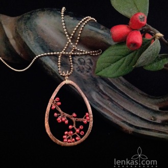 Branchlet with Berries Pendant
