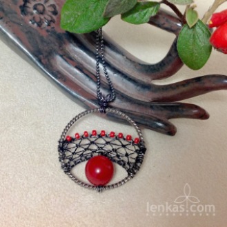 Red Seed Pendant